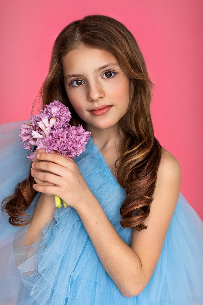 Портреты с живыми цветами. Семейный фотограф в Донецке Елена Горбатенко