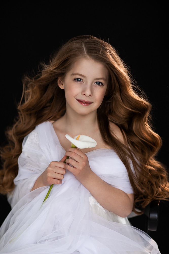 Портреты с живыми цветами. Семейный фотограф в Донецке Елена Горбатенко