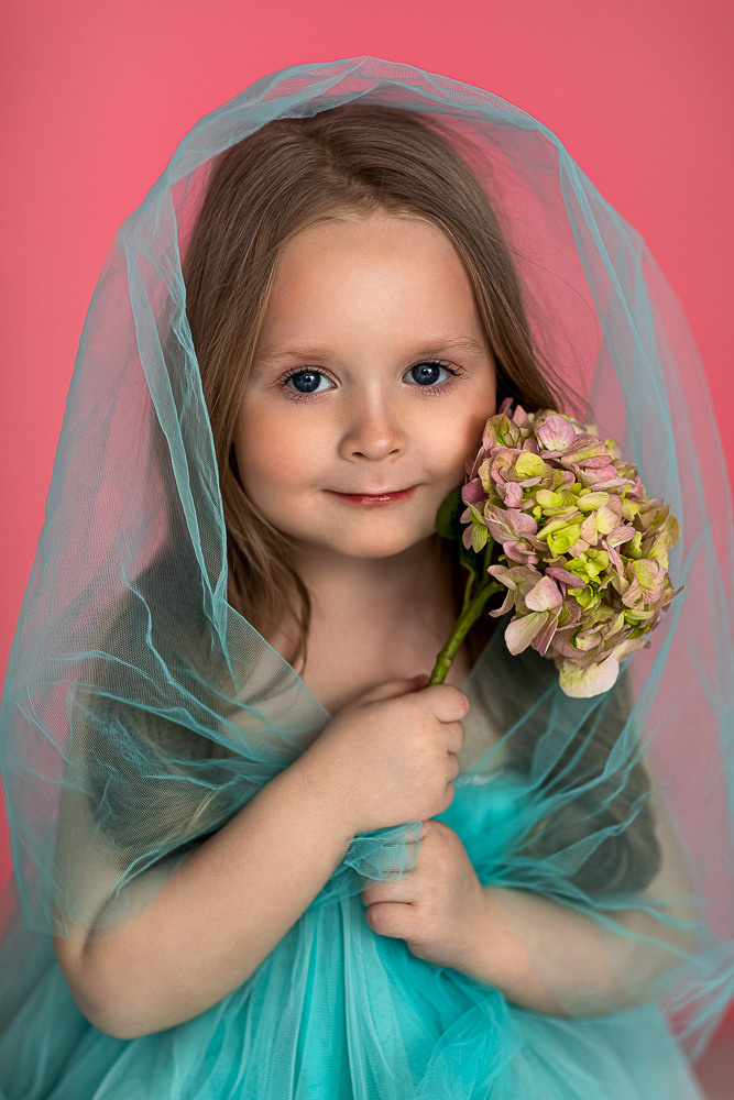 Портреты с живыми цветами. Семейный фотограф в Донецке Елена Горбатенко