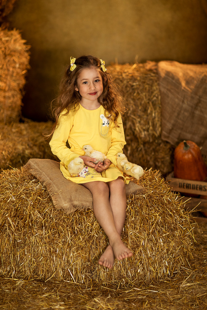 Пасхальные с цыплятами. Семейный фотограф в Донецке Елена Горбатенко