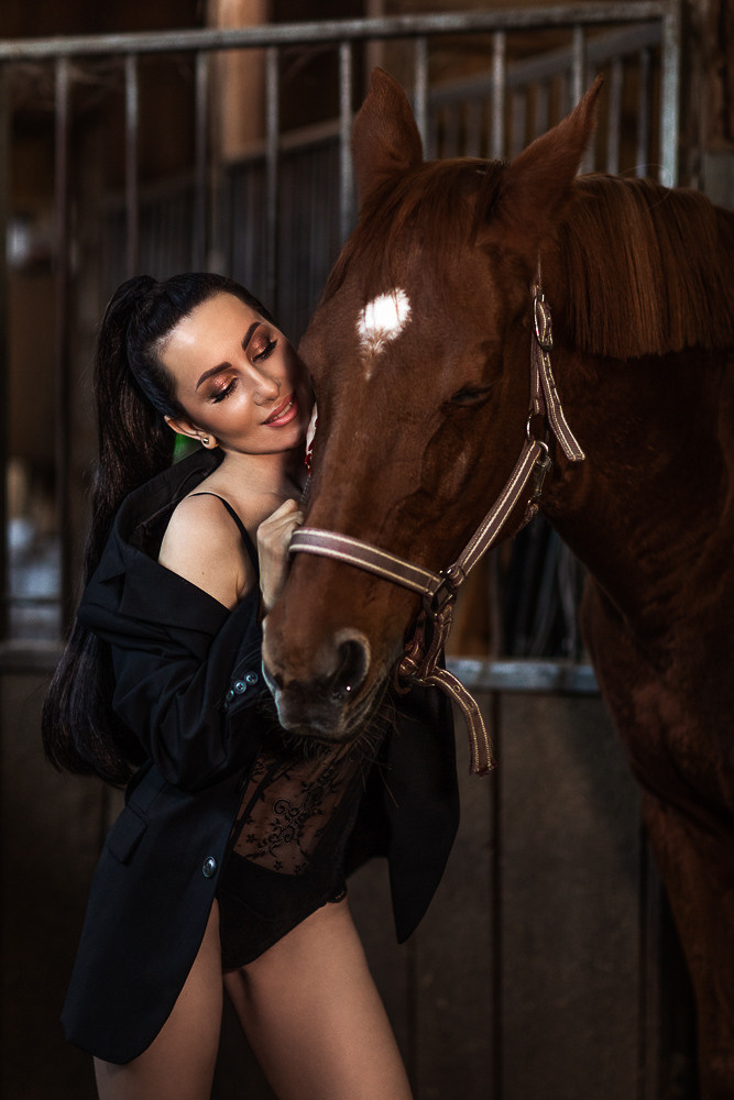С лошадьми. Семейный фотограф в Донецке Елена Горбатенко