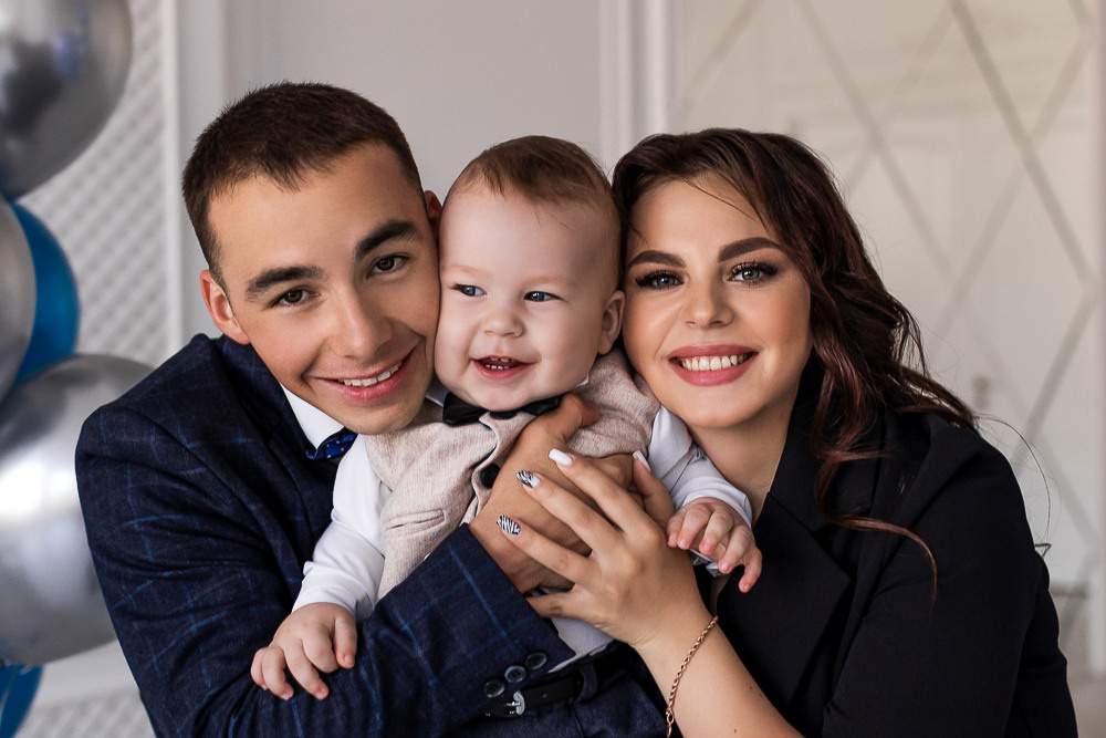 Первый годик. Семейный фотограф в Донецке Елена Горбатенко