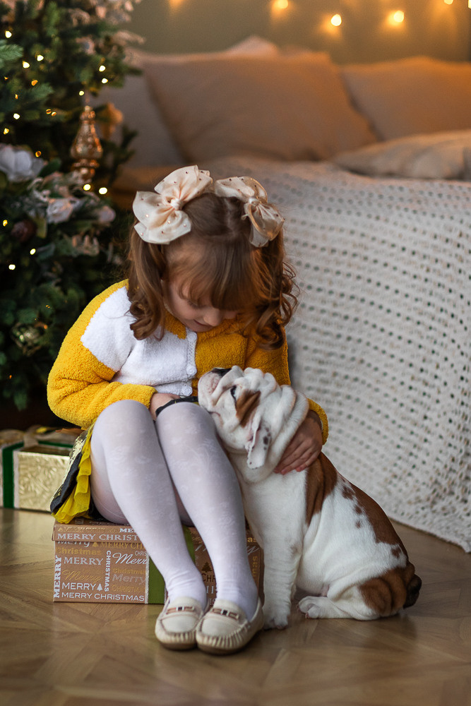 С щенками. Семейный фотограф в Донецке Елена Горбатенко