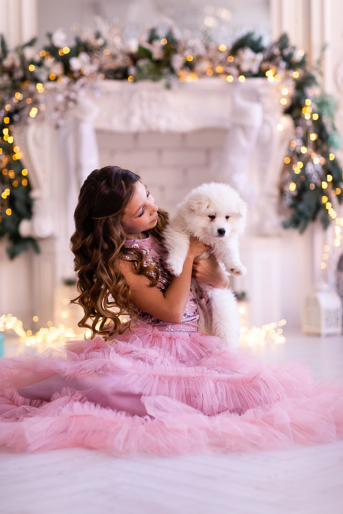 С щенками. Семейный фотограф в Донецке Елена Горбатенко