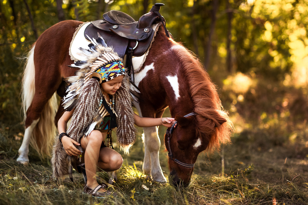Индейцы. Семейный фотограф в Донецке Елена Горбатенко