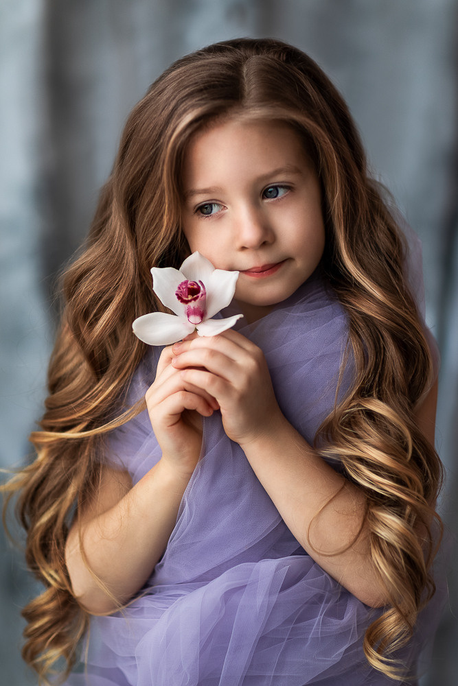 Портреты с живыми цветами. Семейный фотограф в Донецке Елена Горбатенко