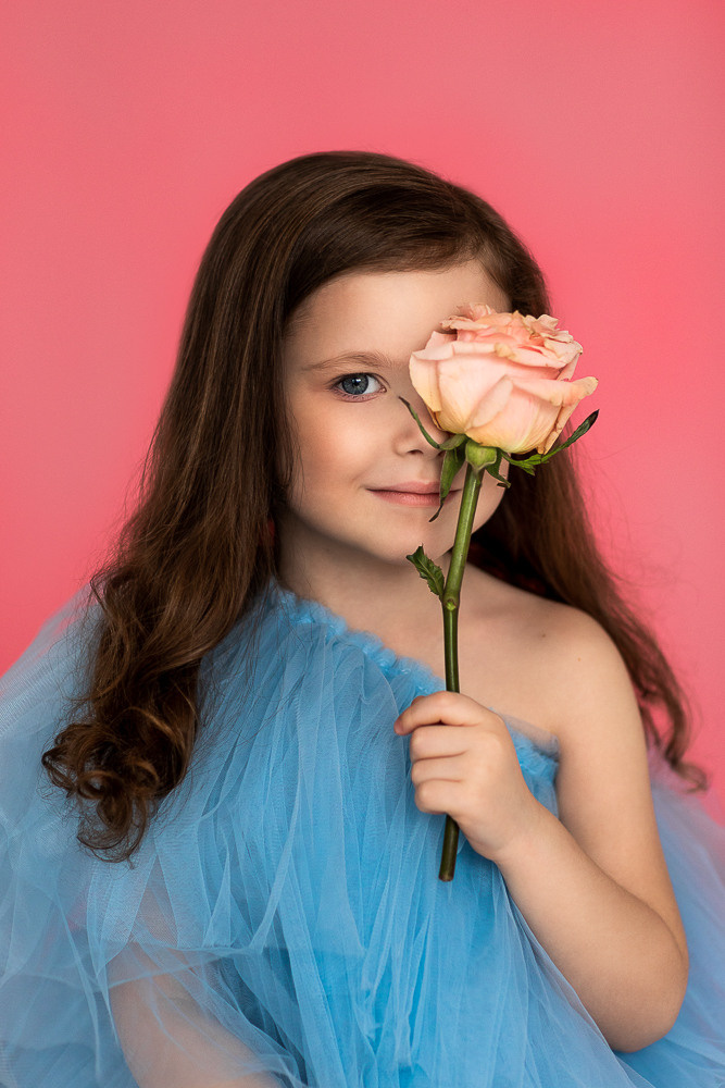 Портреты с живыми цветами. Семейный фотограф в Донецке Елена Горбатенко