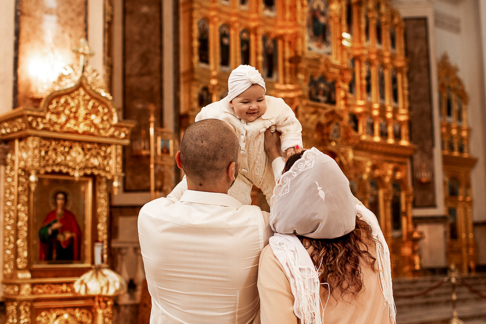 Крещение. Семейный фотограф в Донецке Елена Горбатенко