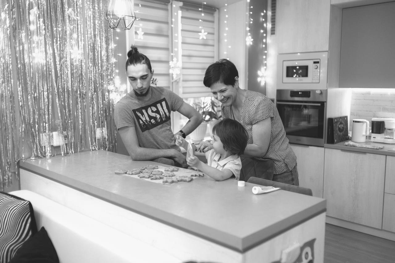 Домашняя новогодняя фотосессия. Портретный фотограф — Смирнова Татьяна