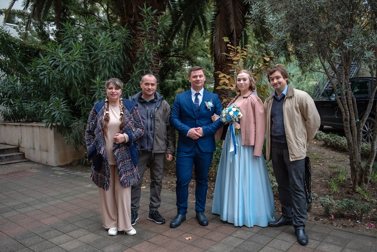 ЗАГС + прогулка Денис и Настя. Семейный и коммерческий фотограф в Сочи Александр Бодунов