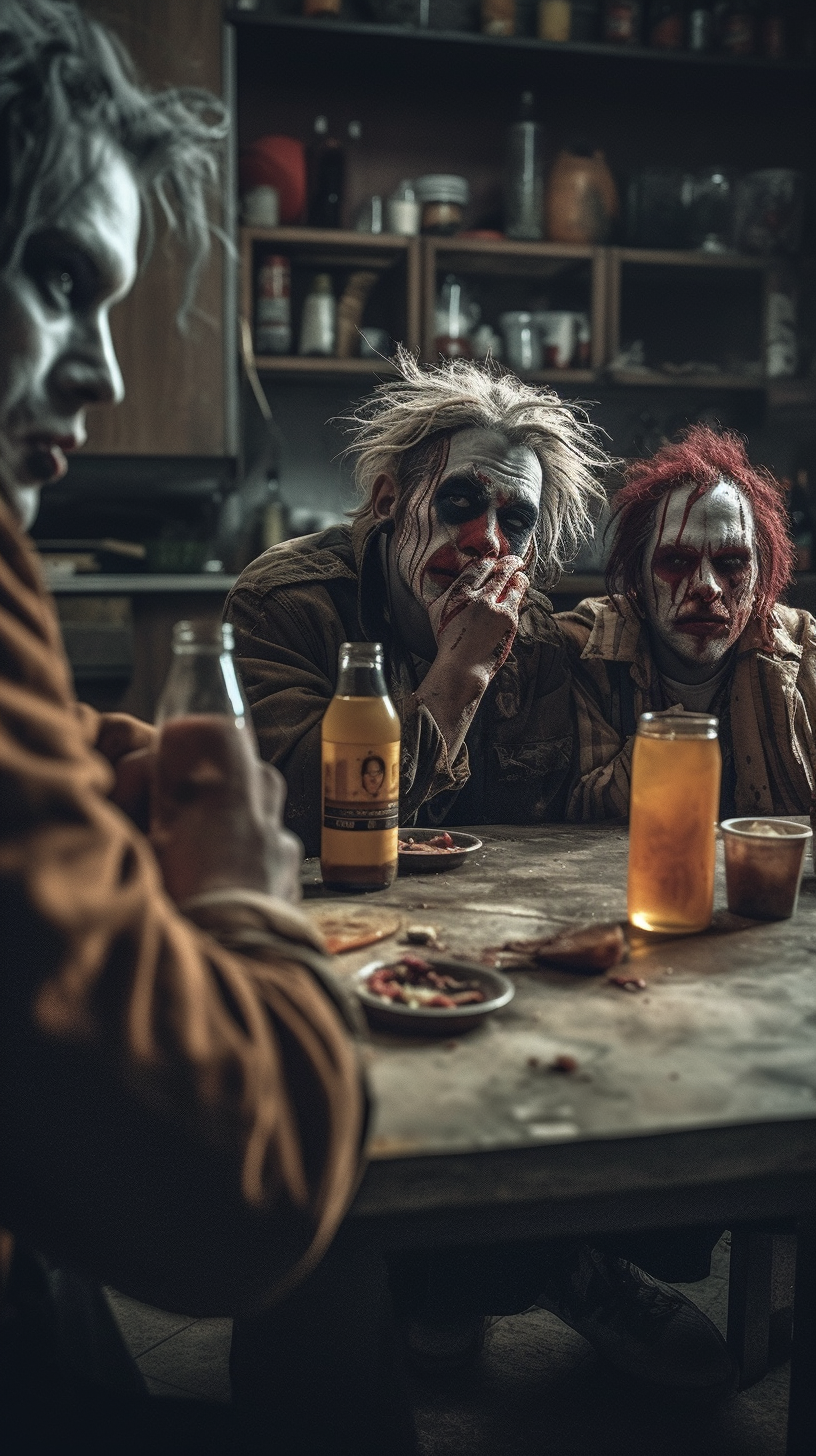 Клоуны. Фотограф Сергей Танков