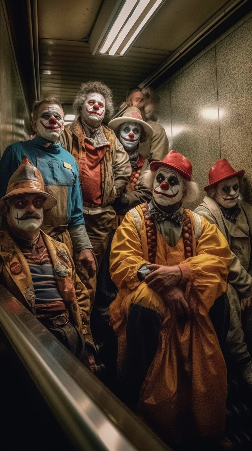 Клоуны. Фотограф Сергей Танков