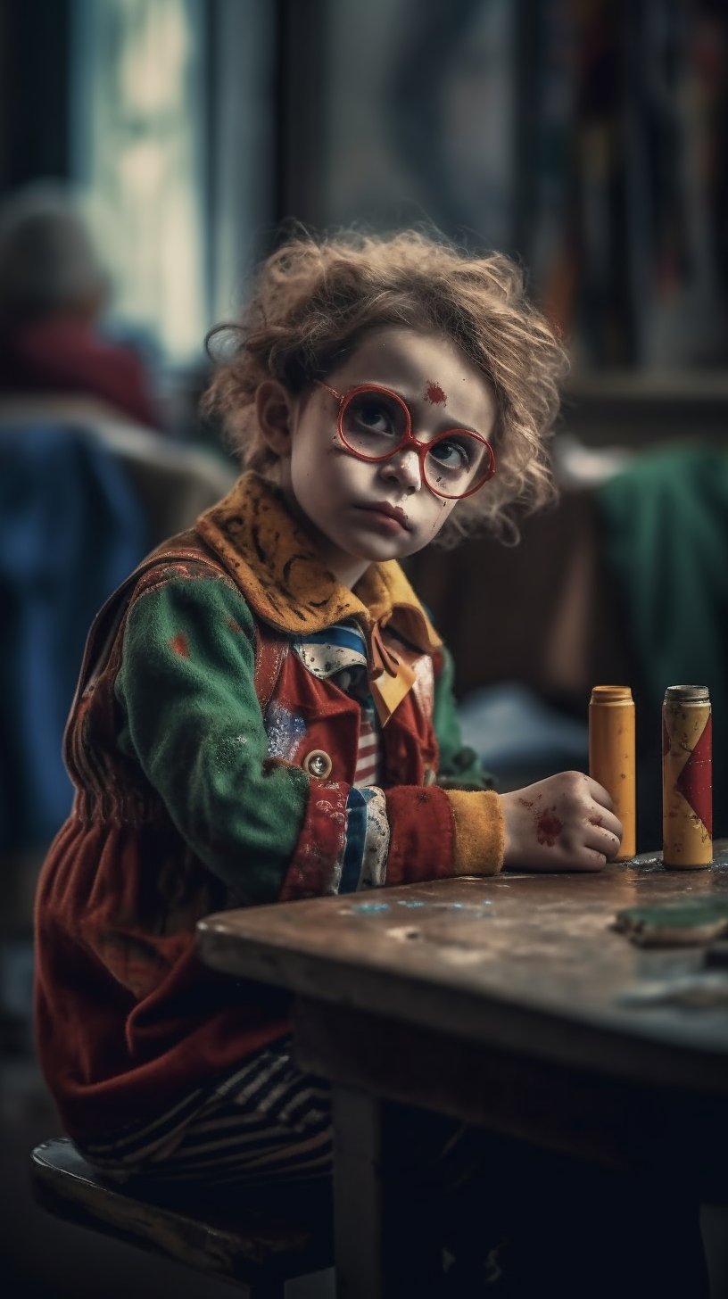 Клоуны. Фотограф Сергей Танков