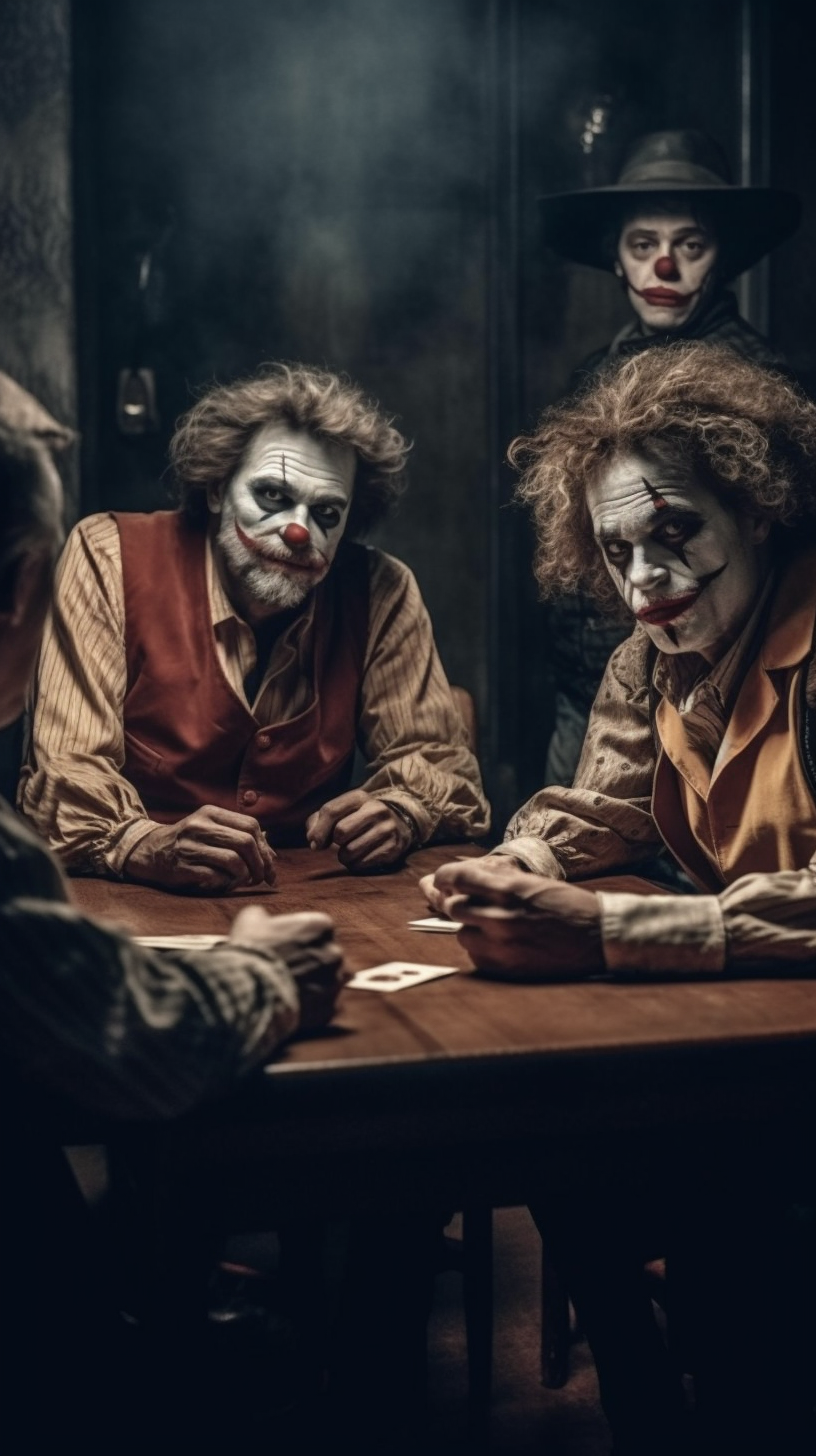 Клоуны. Фотограф Сергей Танков