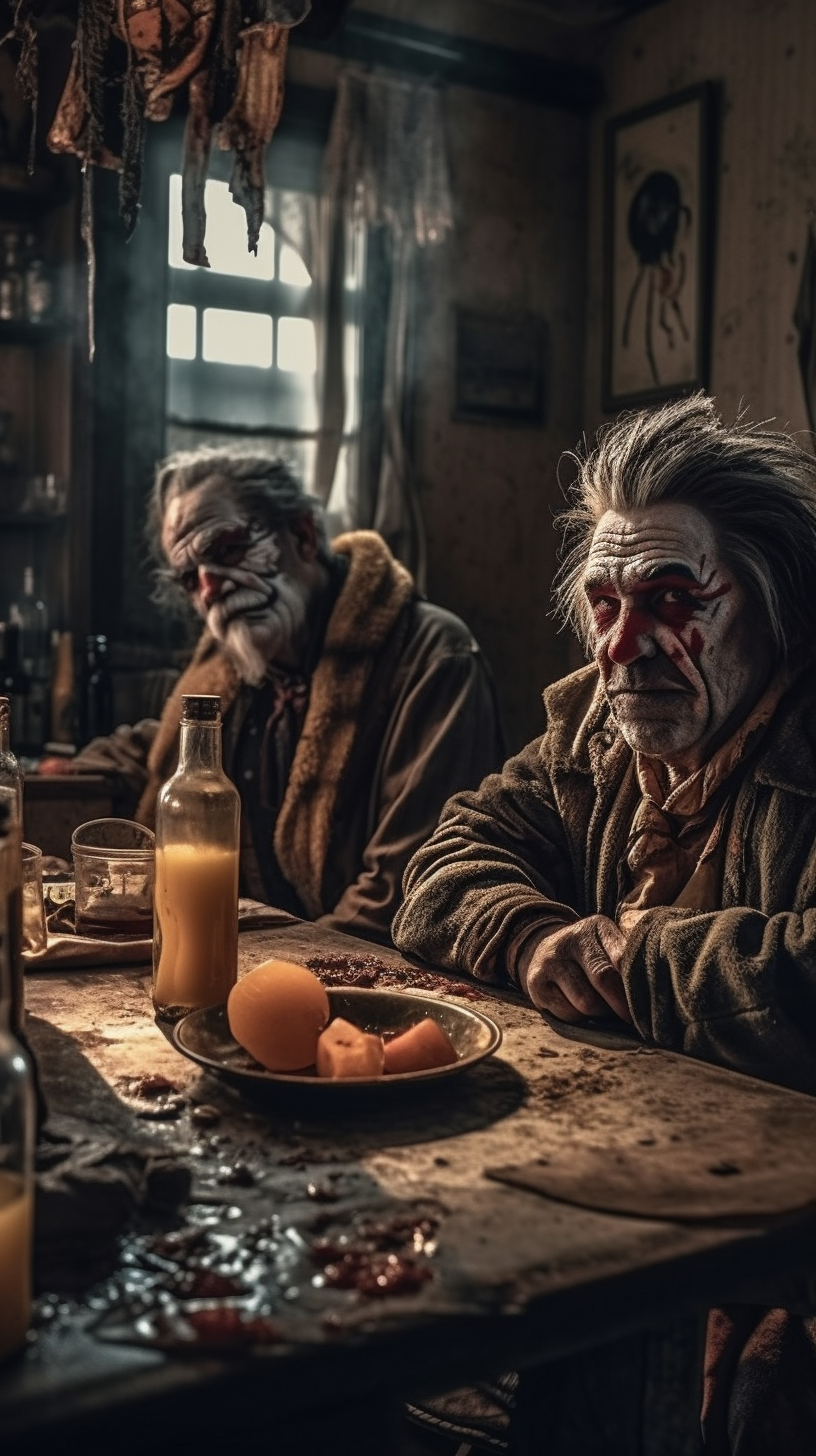 Клоуны. Фотограф Сергей Танков