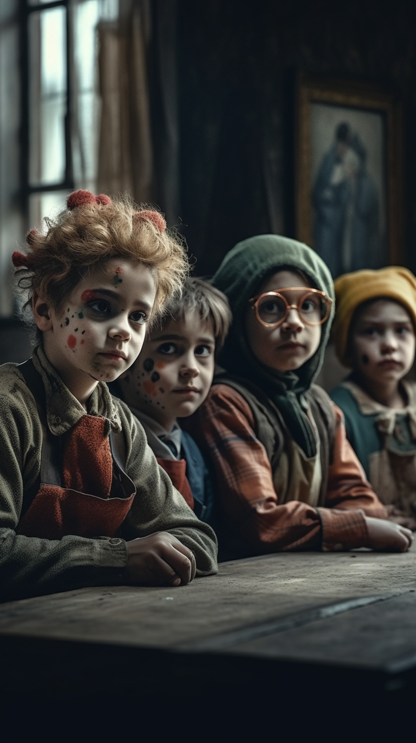 Клоуны. Фотограф Сергей Танков