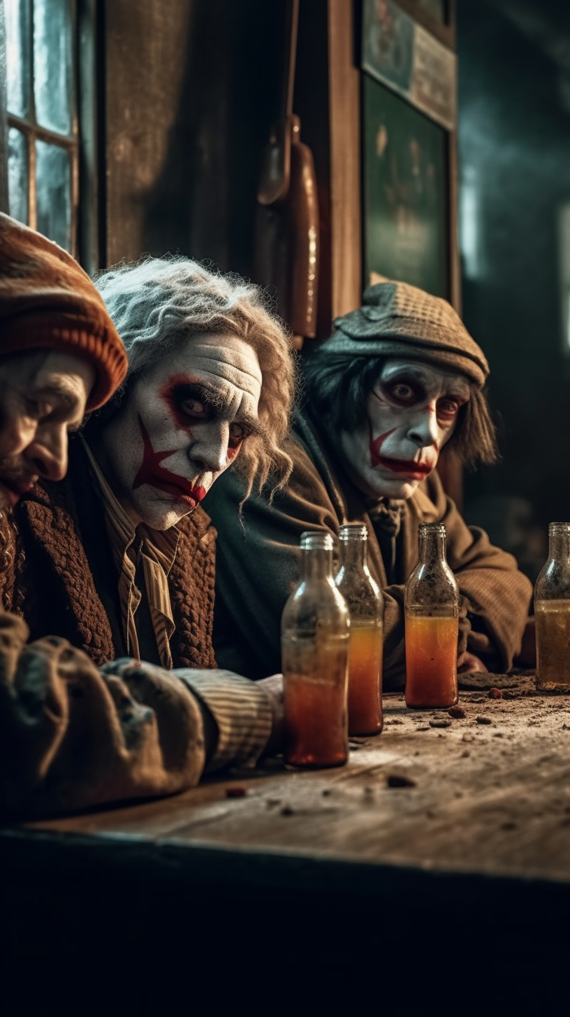 Клоуны. Фотограф Сергей Танков