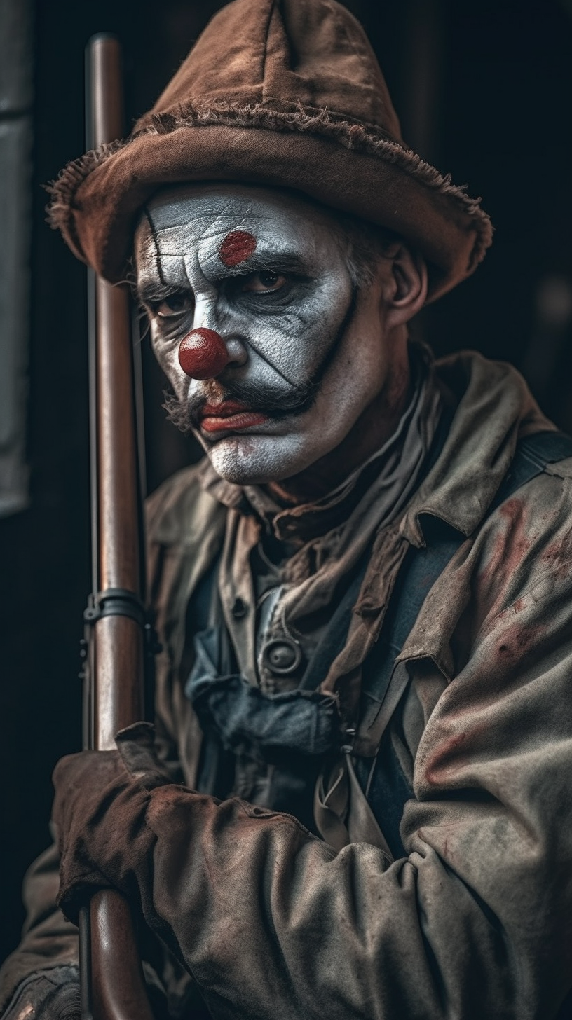 Клоуны. Фотограф Сергей Танков