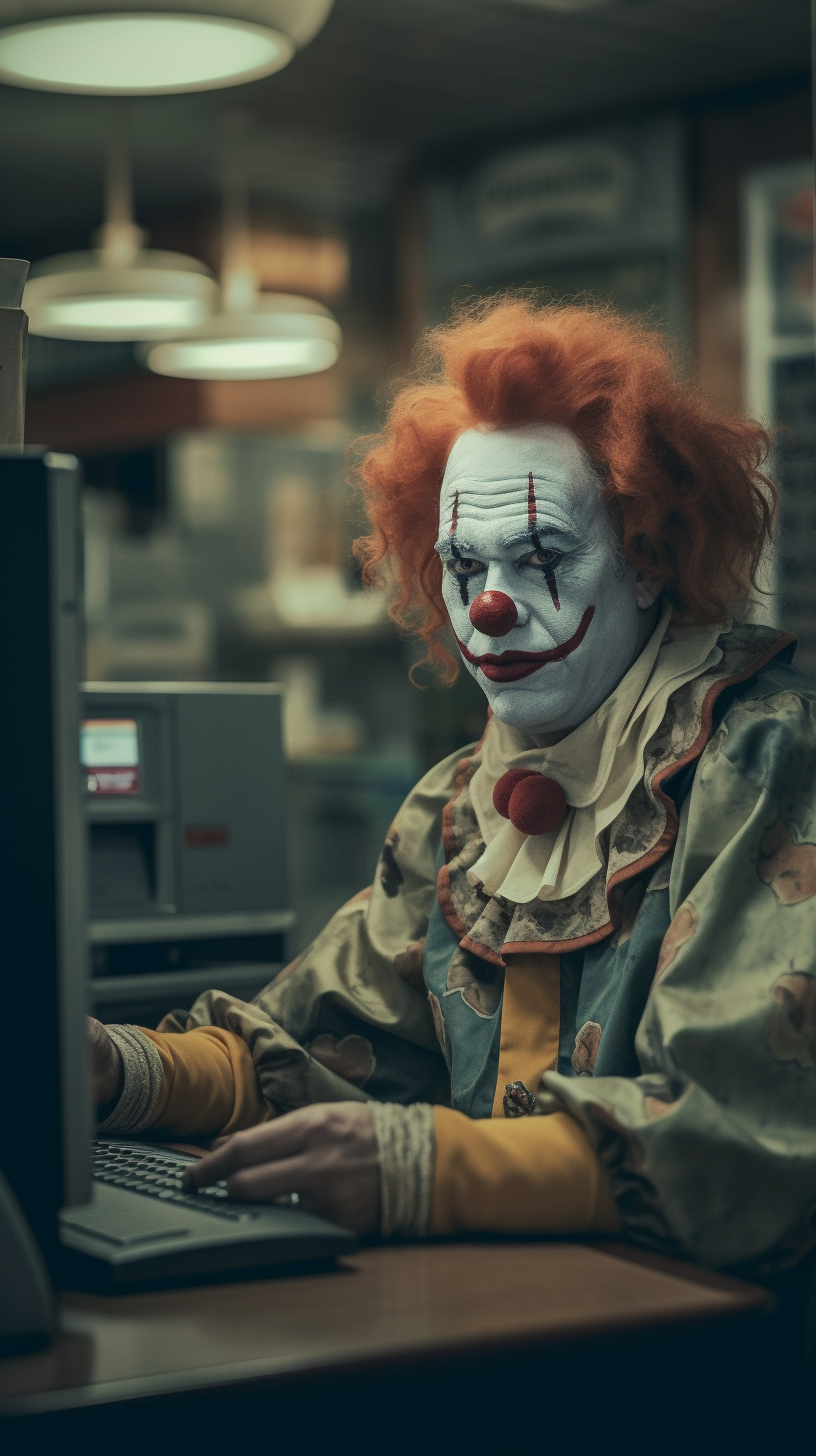 Клоуны. Фотограф Сергей Танков