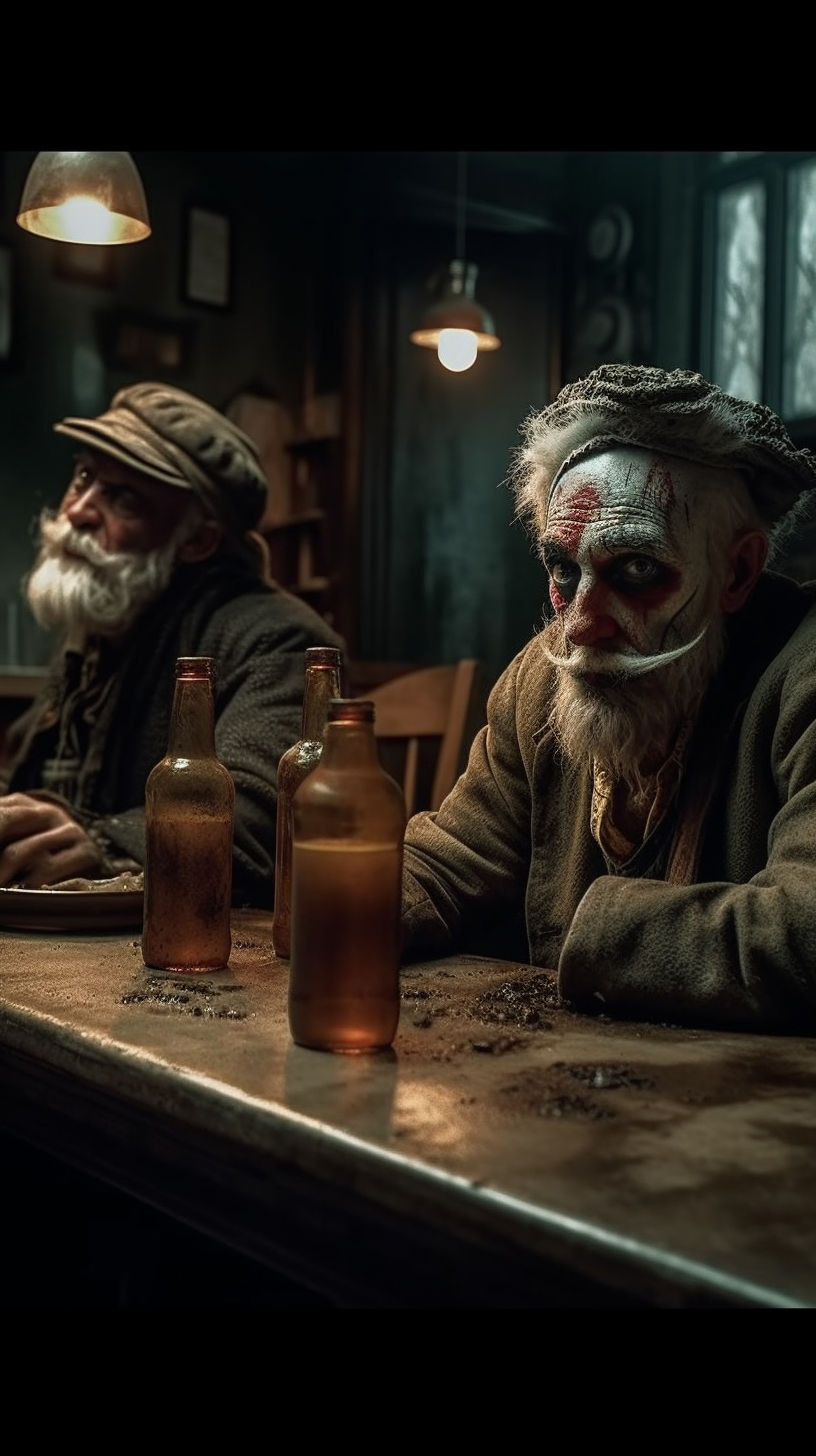 Клоуны. Фотограф Сергей Танков