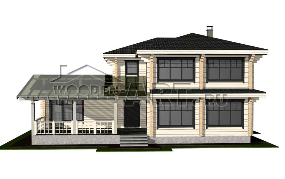 «Вязьма» 236 кв. м. Проекты деревянных домов