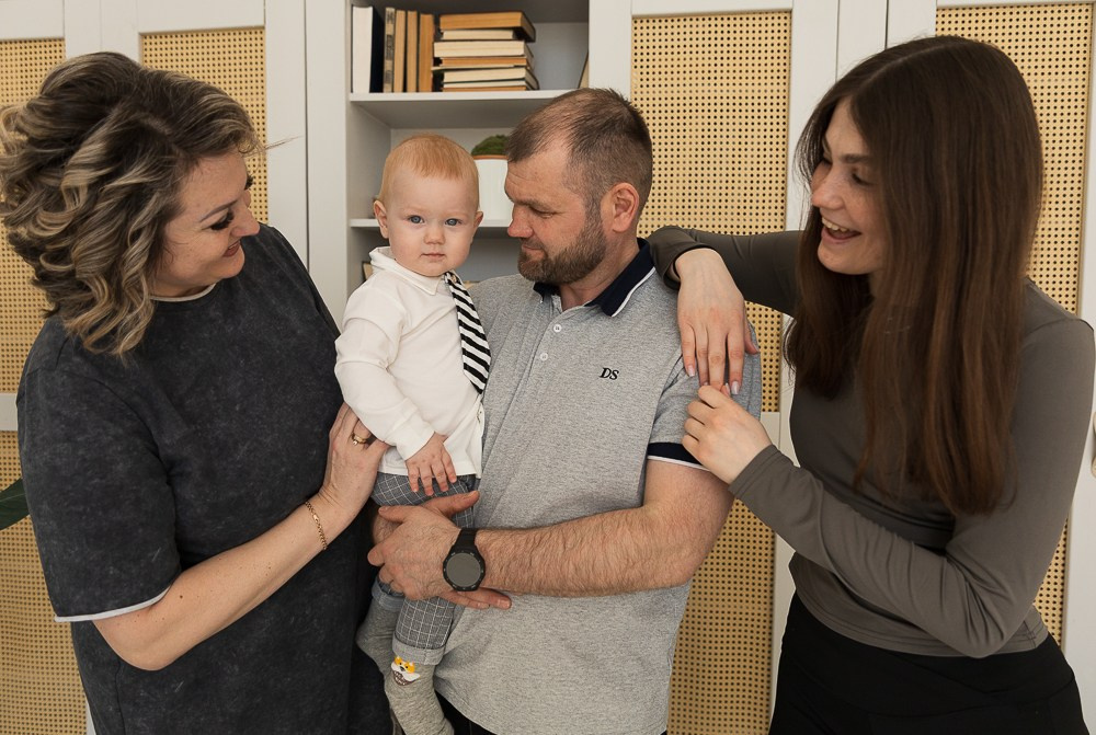 Студийные семейные съемки. Фотограф из Новосибирска Юрк Виктория