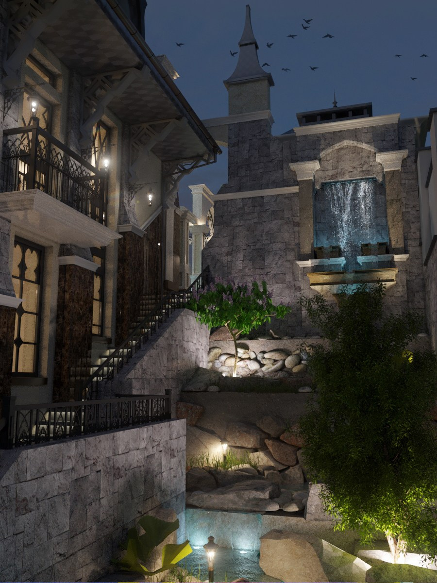 Проект частного дома в готическом стиле (г. Таганрог)