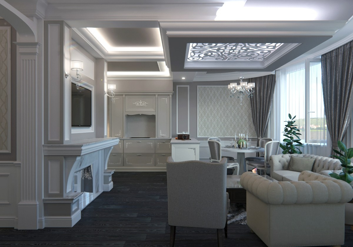 Дизайн интерьера апартаментов на Кировском