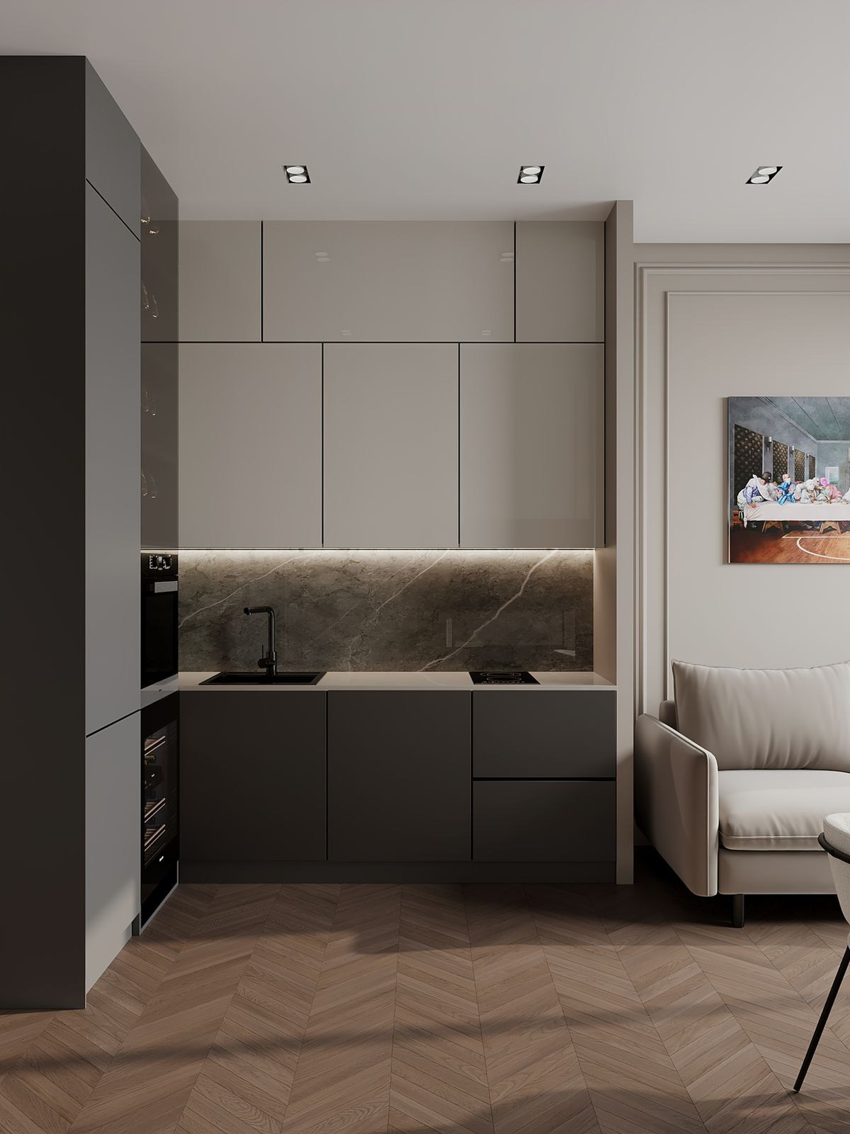 КВАРТИРА · ЖК МЕТРОПОЛИЯ. Студия дизайна полного цикла Design Buro Proekt