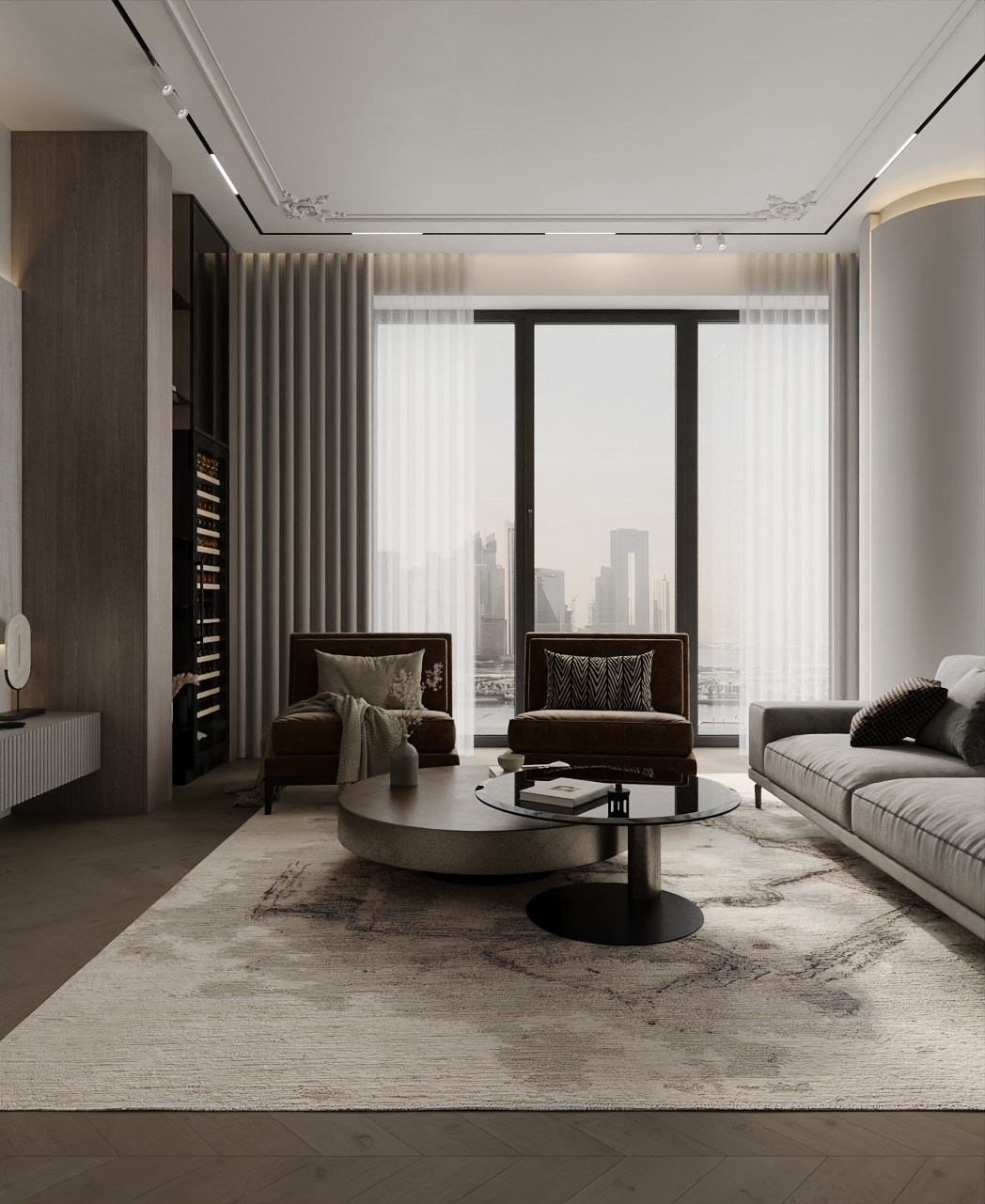 КВАРТИРА · DUBAI MARINA. Студия дизайна полного цикла Design Buro Proekt