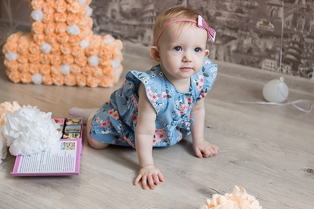 1 годик Евы дома. Детский и семейный фотограф, фотограф мероприятий Нижний Новгород