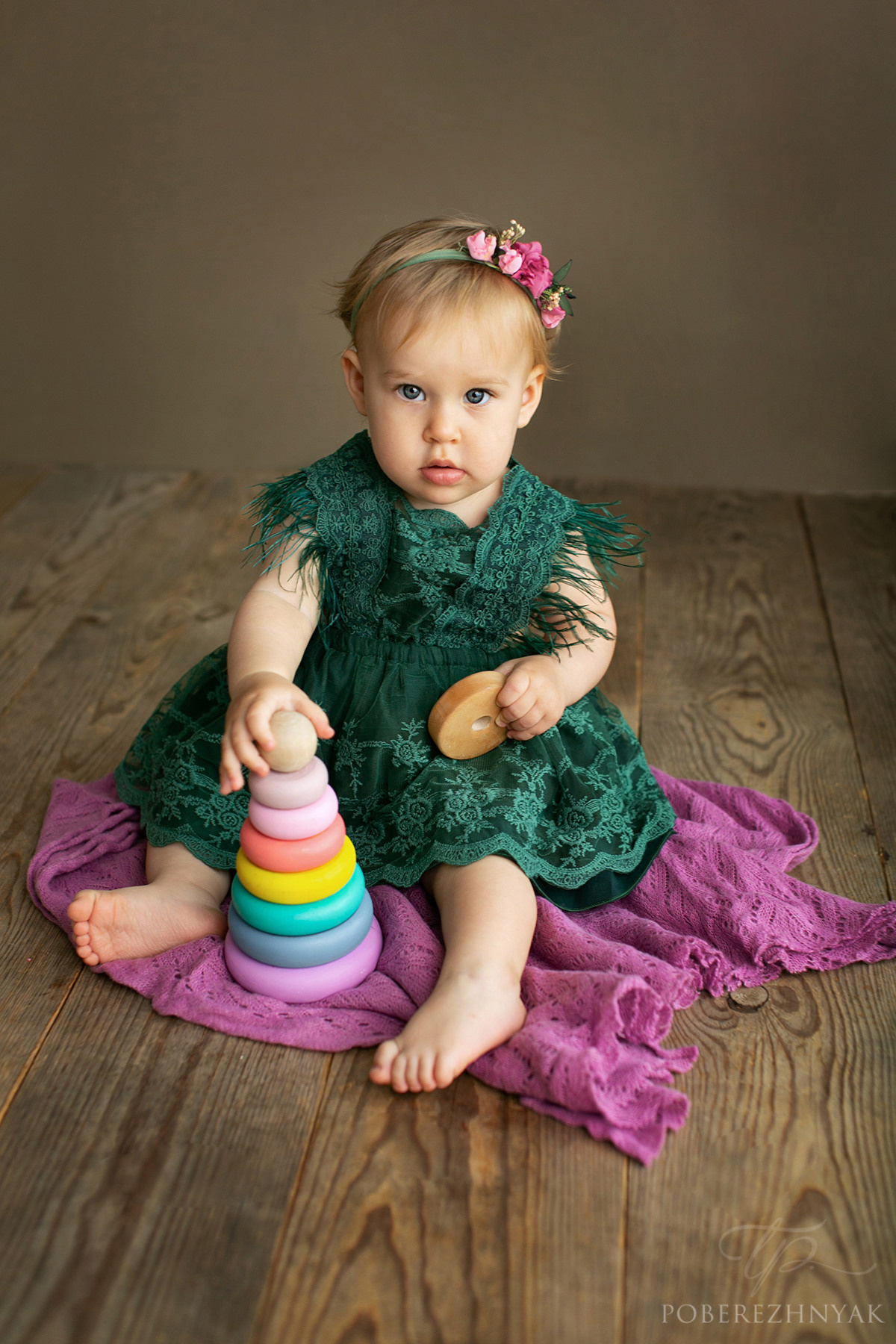 Годик Ульяне. Фотограф новорожденных во Владивостоке Татьяна Побережняк