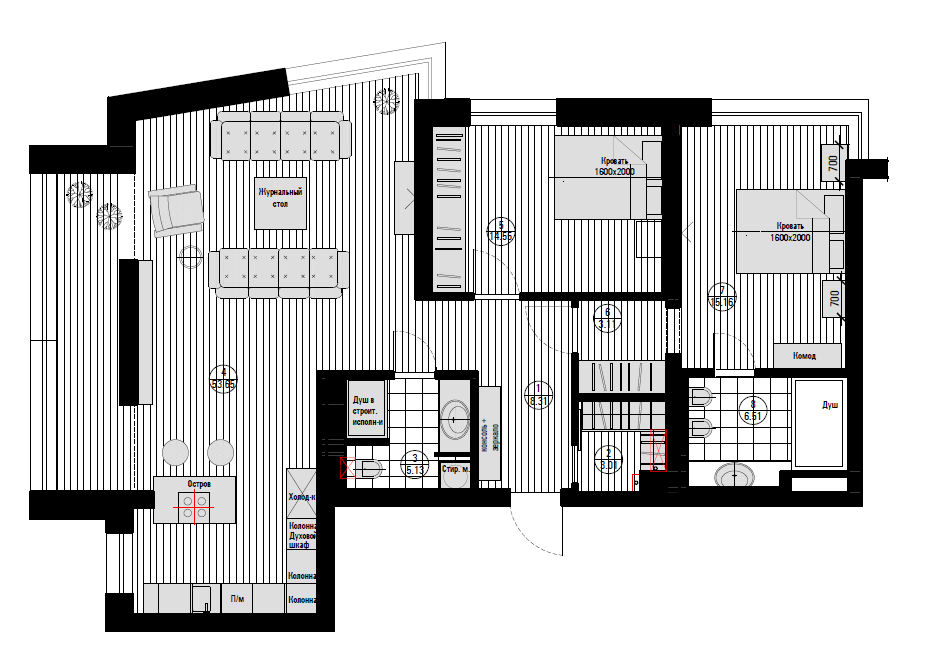 Квартира 110 метров в Жк Олимпийская деревня. Главная