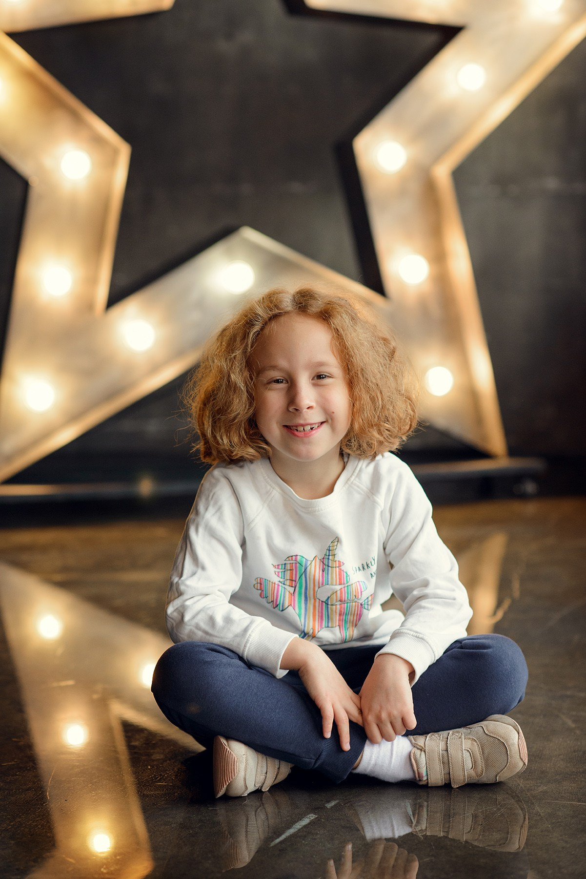 a girl in the studio, a photo shoot