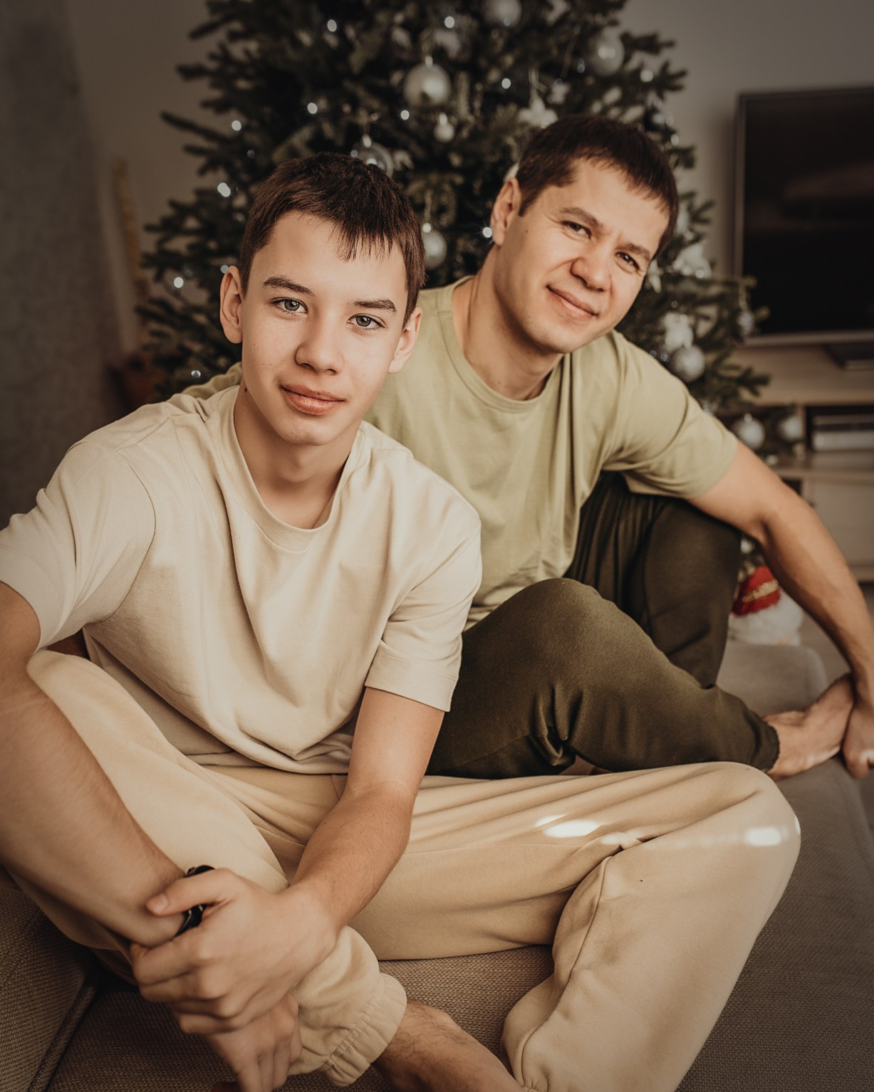 Новогоднее: Оля, Рома, Егор и Лиза. Фотограф г. Хабаровск