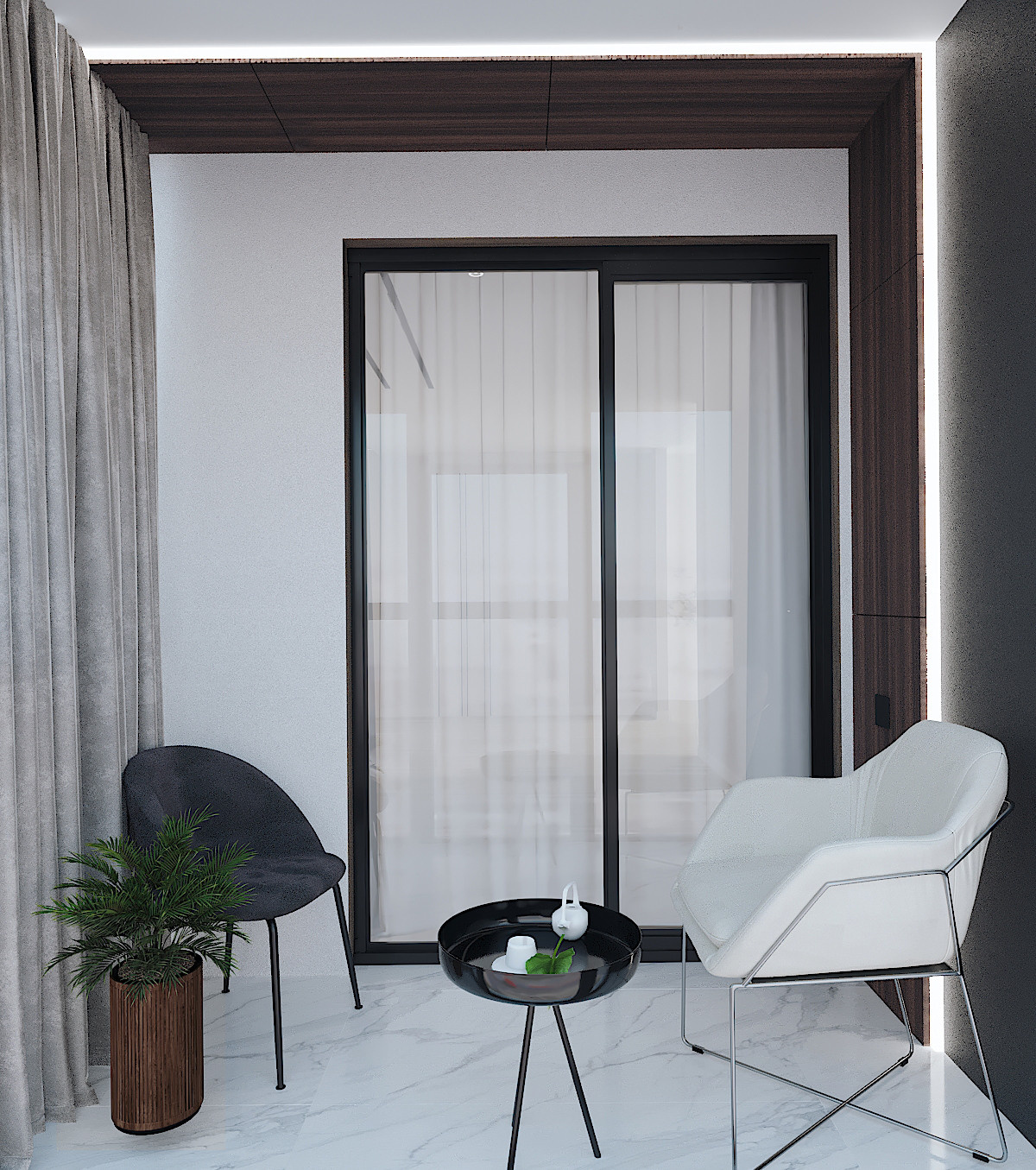 Современный стиль для ЖК «Ольховский Парк». Lina architector | Дизайн интерьера