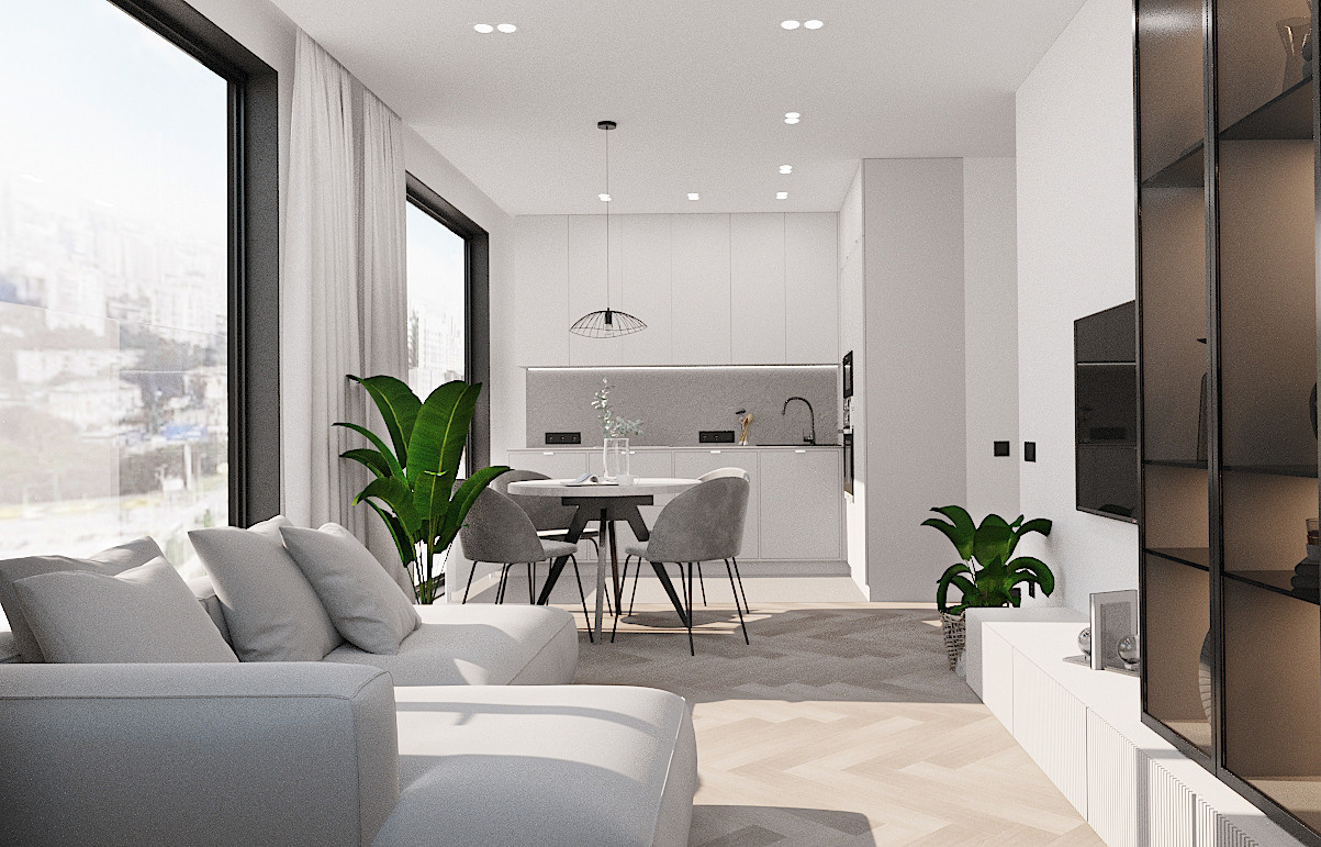 Современный стиль ЖК «Южные кварталы». Lina architector | Дизайн интерьера