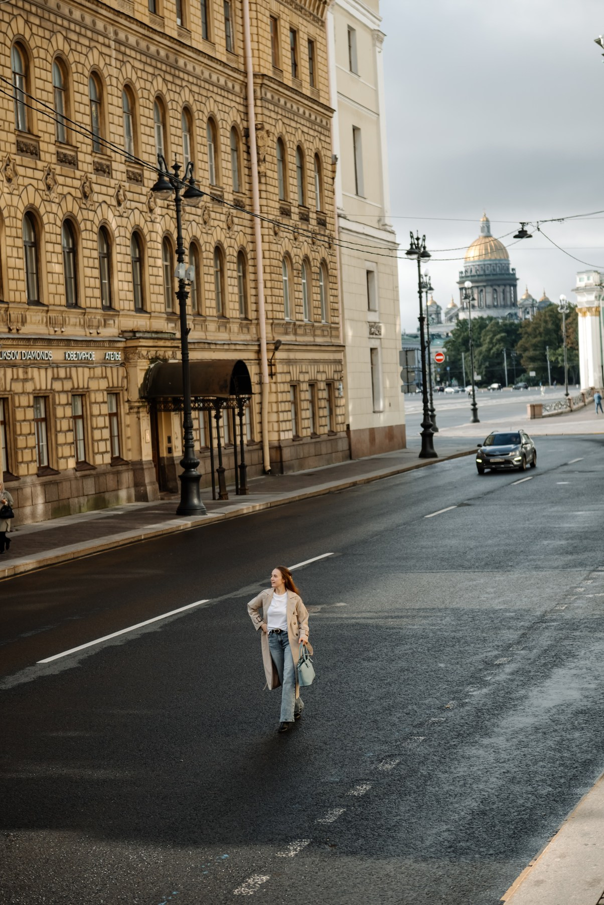 Прогулка по центру города с Лизой. Свадебный и семейный фотограф в Санкт-Петербурге (Спб) Елена Худякова