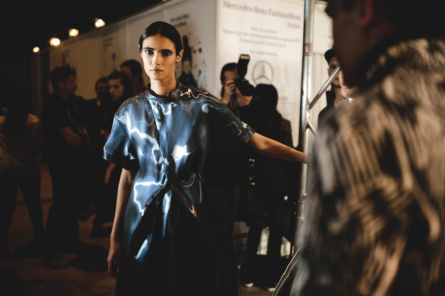 Backstage MBFW. Фотограф Арсений Гуров