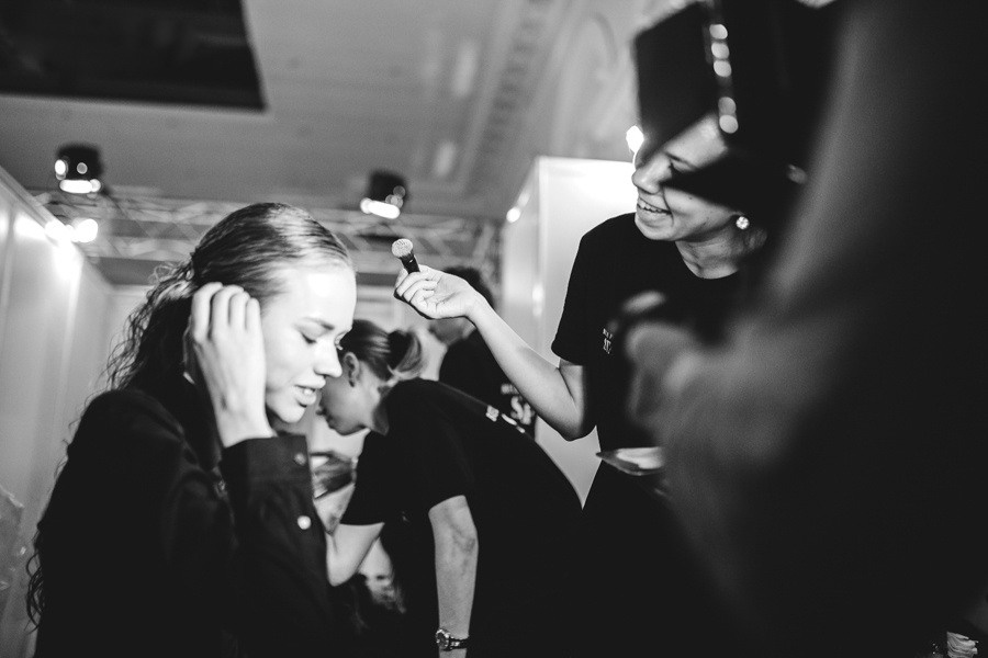 Backstage MBFW. Фотограф Арсений Гуров