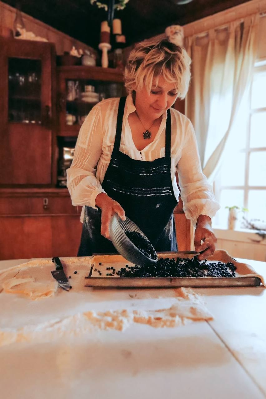 Черничный пирог. Фотограф Олеся Шипихина г. Москва