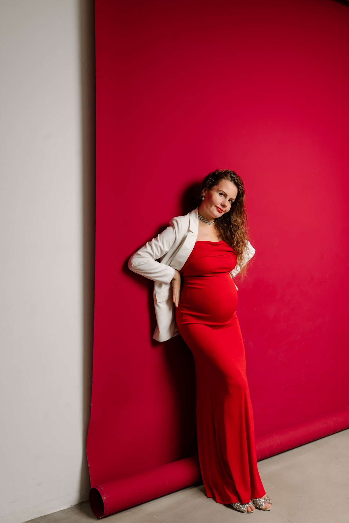 Беременность. В красном. Свадебный и сеейный фотограф в Санкт-Петербурге Елена Худякова