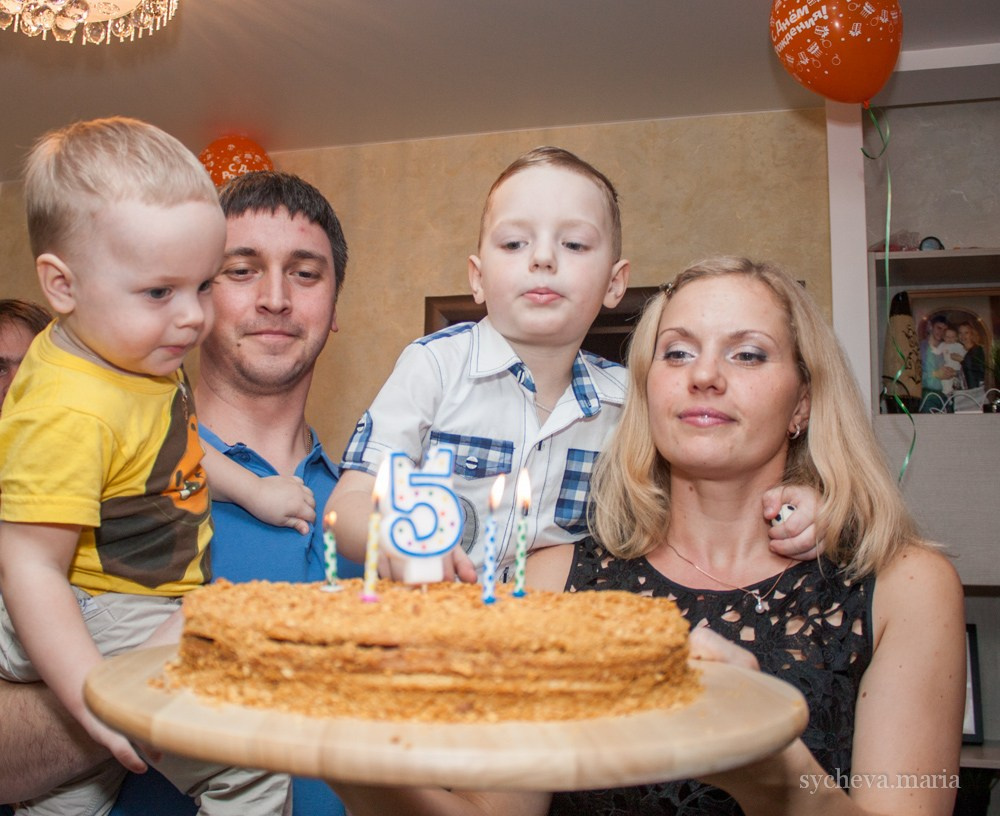 День рождения Алёши дома. Детский и семейный фотограф, фотограф мероприятий Нижний Новгород