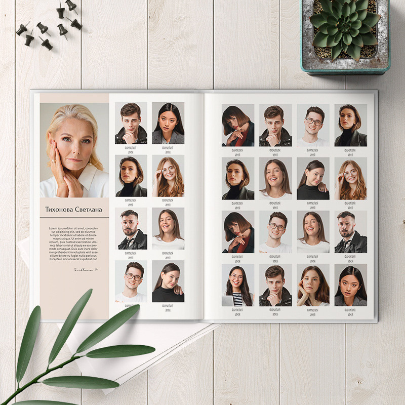 Дизайн альбома Minimal. Выпускной школьный альбом в Москве / Школьный фотограф Юлия Михайленко