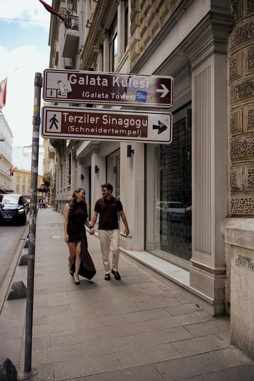 Семейная фотосессия в историческом центре Стамбула.