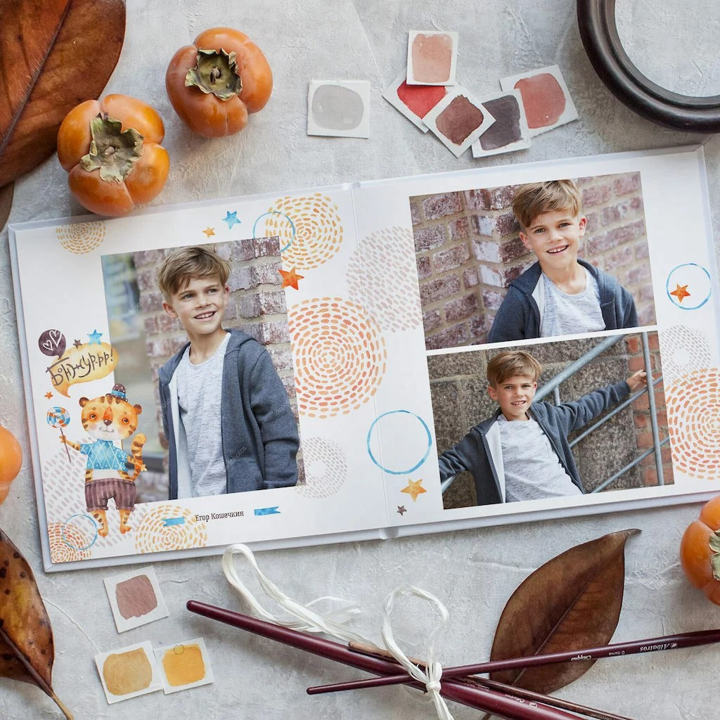 Дизайн «Тигрята». Medlori fotobook Выпускные альбомы в Липецке Лариса Медведева
