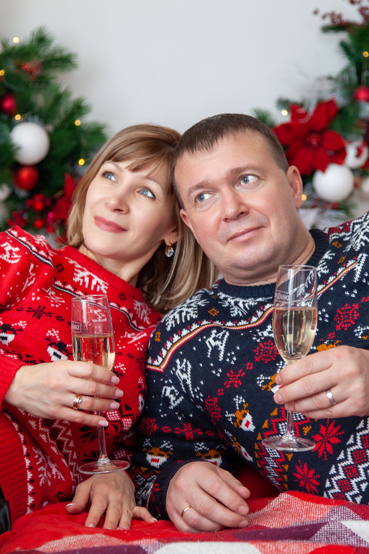 Новогодняя фотосъемка в студии в Санкт-Петербурге