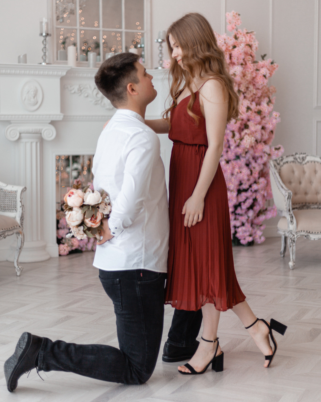 Лавстори с Никитой и Ольгой  в студии Beverly Hills Питер