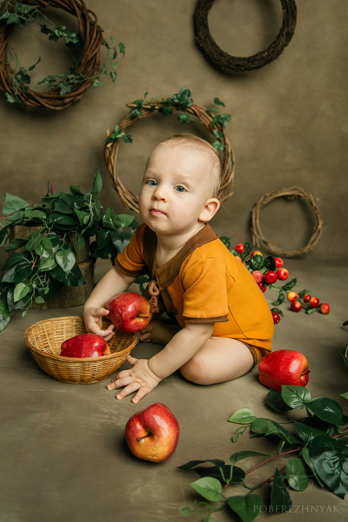 Годик Егору. Фотограф новорожденных во Владивостоке Татьяна Побережняк