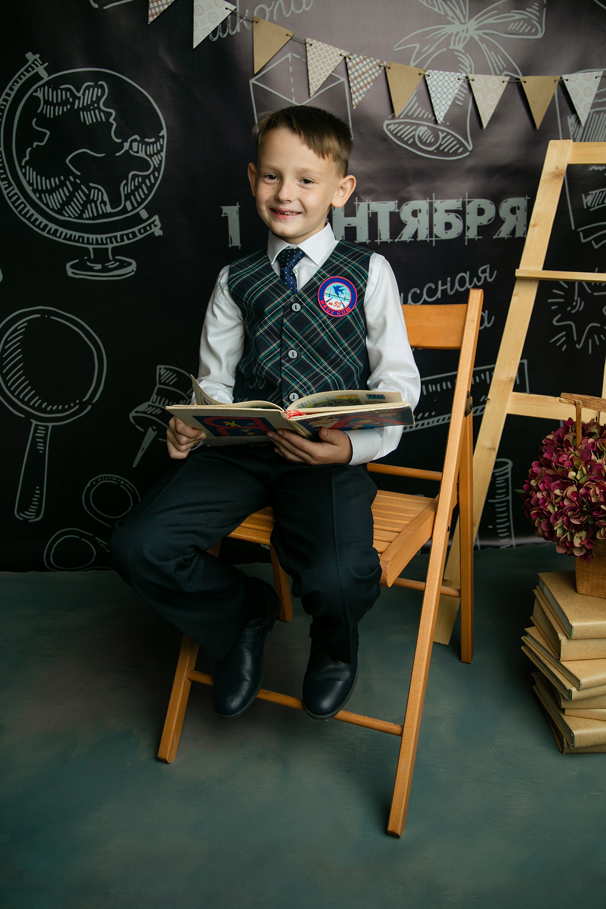 Валерик 1 сентября. Фотограф новорожденных во Владивостоке Татьяна Побережняк